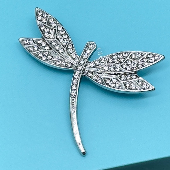 Brand New Dragonfly Brooch Rhinestone Dragonfly Pin - Picture 1 of 4